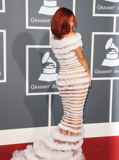 Rihanna at the Grammy Arrivals 2011