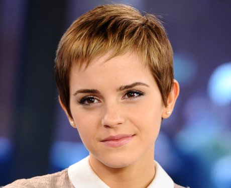 Emma Watson Boyish Pixie Cut Most Iconic Short Celebrity Haircuts Heart