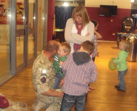 Soldiers return home