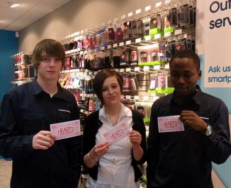 Hearts Cash Tracks win £50 with the Heart Angels!