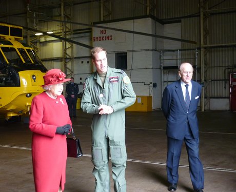 Queen visits RAF Valley