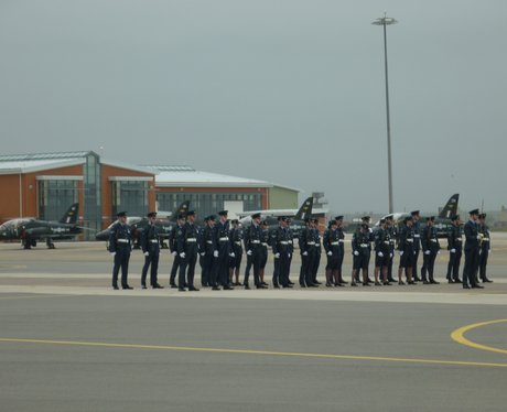Queen visits RAF Valley