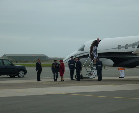 Queen visits RAF Valley