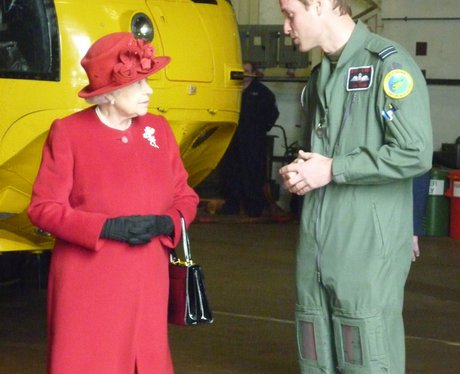 Queen visits RAF Valley