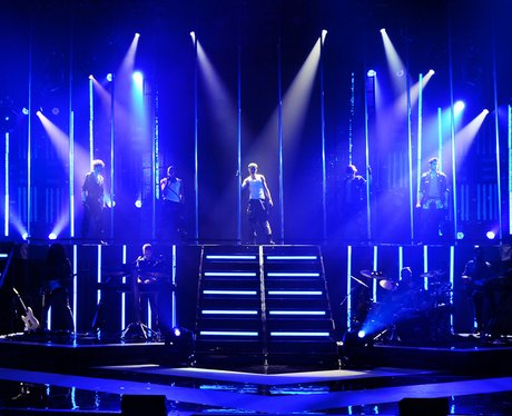 The Wanted perform live on tour.