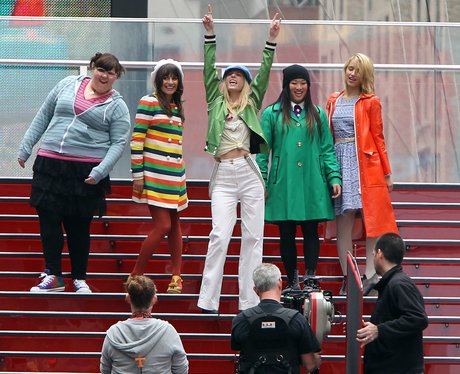 "Glee" filming