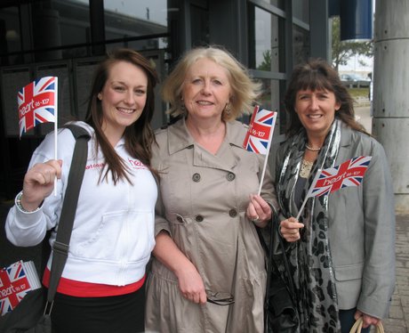 Revellers off to London