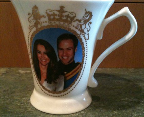 Royal wedding mug front side