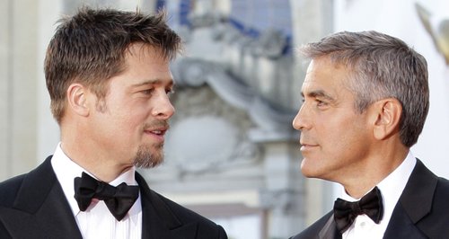 Brad Pitt and George Clooney