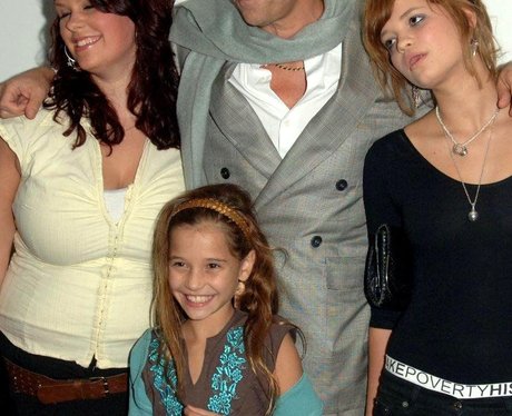 Sir Bob Geldof with daughters