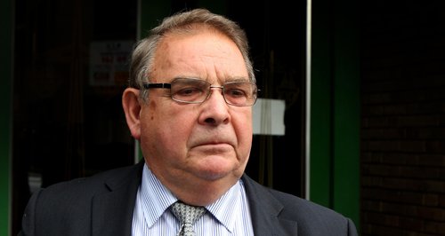 Lord Hanningfield arrives at court