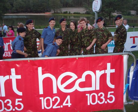 Heart visited Race For Life Crawley at Tillgate Pa