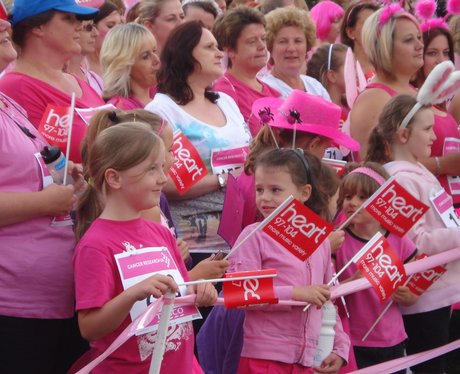 Heart visited Race For Life Crawley at Tillgate Pa