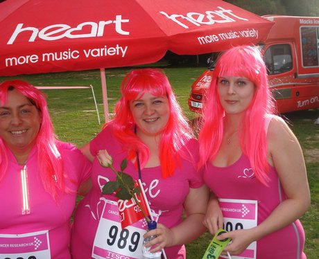 Heart visited Race For Life Crawley at Tillgate Pa