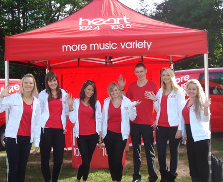 Heart visited Race For Life Crawley at Tillgate Pa