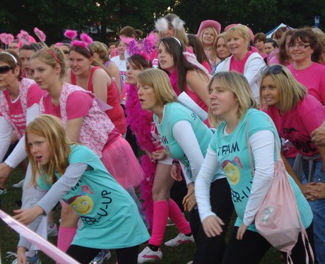 Heart visited Race For Life Crawley at Tillgate Pa