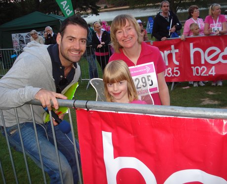 Heart visited Race For Life Crawley at Tillgate Pa