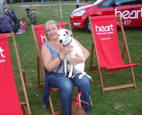Heart visited Race For Life Crawley at Tillgate Pa