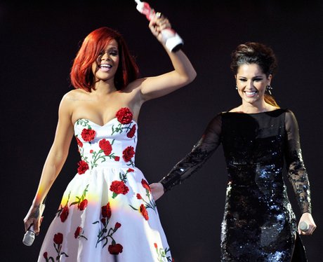 Cheryl Cole and rihanna