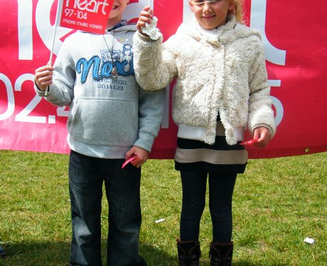 The Angels spent the day playing with Kites at the