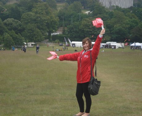 The Angels spent the day playing with Kites at the
