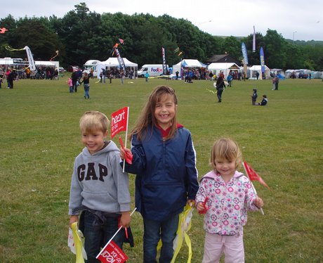 The Angels spent the day playing with Kites at the