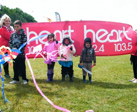 The Angels spent the day playing with Kites at the