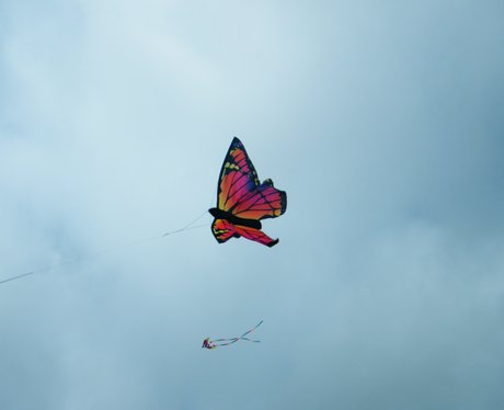 The Angels spent the day playing with Kites at the