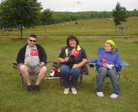 The Angels spent the day playing with Kites at the