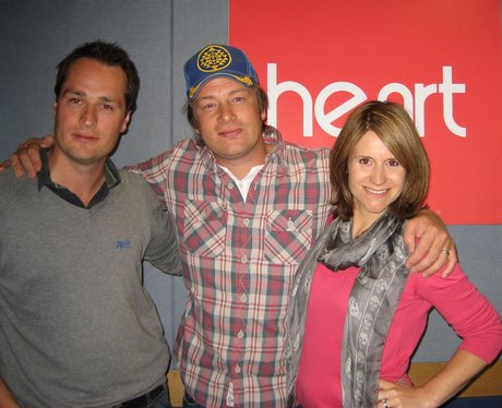 Jamie Oliver with Tom and Harriet