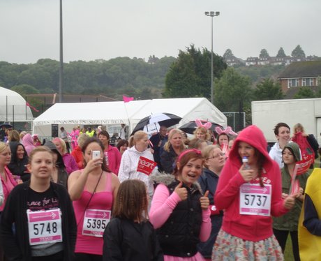 The weather didn't get us down at Eastbourne's rac