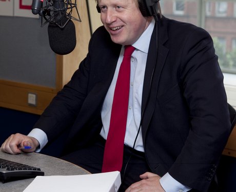 Boris Johnson Mayor Of London with Jamie Theakston