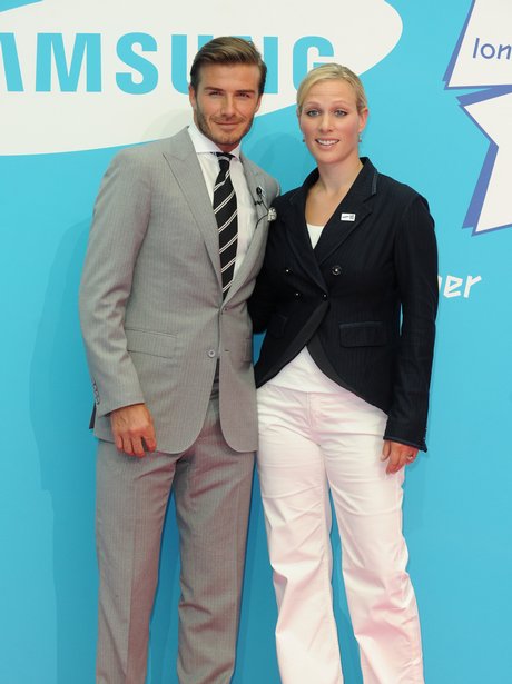 david Beckham and Zara Phillips