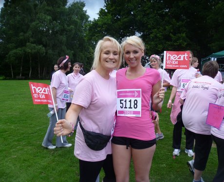 The Heart Angels visited Race For Life in Crawley,