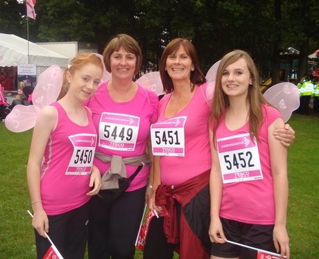 The Heart Angels visited Race For Life in Crawley,