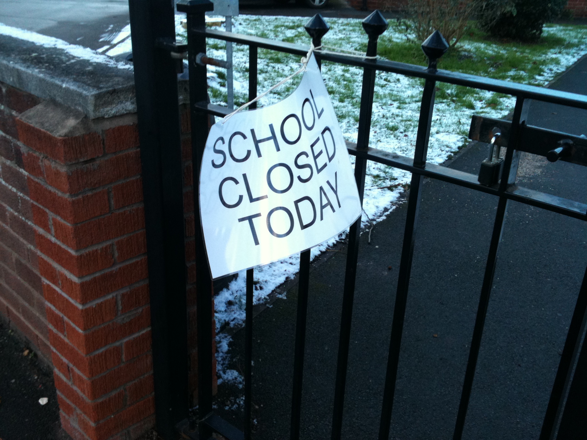 Bad Weather and School Closures in Yorkshire Heart