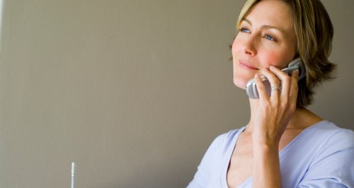 Woman on the phone