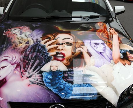 Lady Gaga is immortalized on an Aussie ute