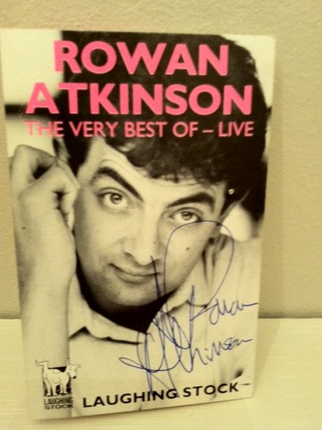 Signed Rowan Atkinson Cassette Card - Trade For Treasure: Gallery ...