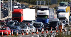 Queue on M25