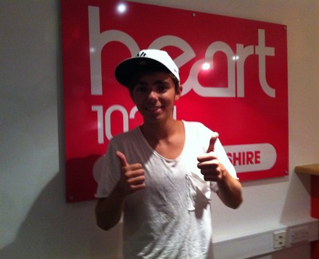 Nathan from The Wanted pops in to say hello!