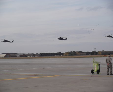 Squadron Helicopters Landing 
