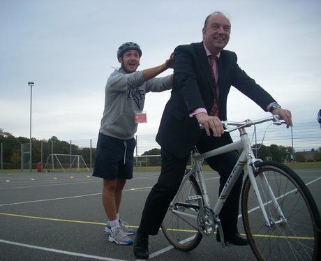 Norman Baker visits The Gilberd School