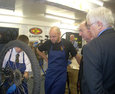 Norman Baker visits The Gilberd School