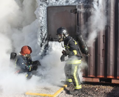 Fire fighter training