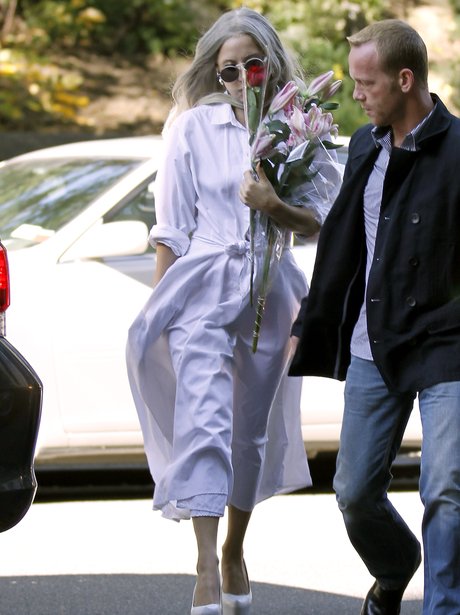 Lady Gaga in white