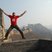 Image 7: China Trekkers brave jump