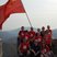 Image 5: China Trekkers wave the flag