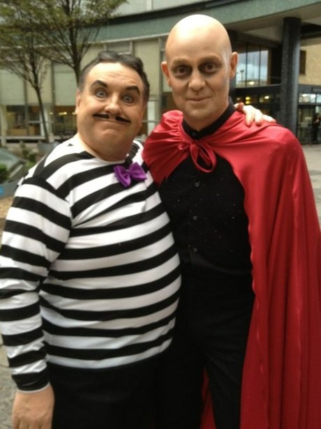 Jason Donovan and Russell Grant