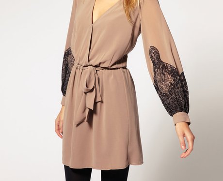 wrap gown lace styles
